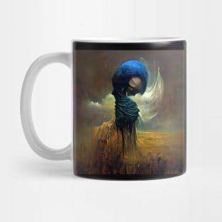 The Wind Whispers Insanity by Techaitika Mug